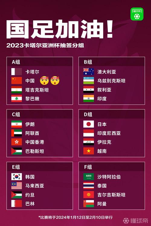 中国队赛程比赛时间地点