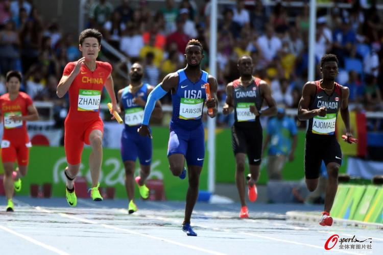 亚洲男子百米接力纪录